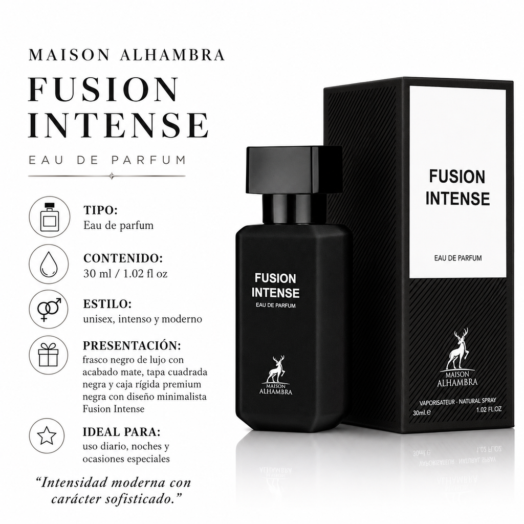 Maison Alhambra Fusion Intense Eau de Parfum Unisex 30ml
