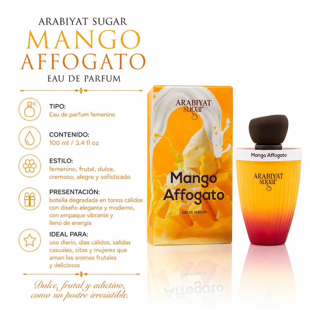 Arabiyat Sugar Mango Affogato Eau de Parfum Femenino 100ml