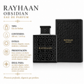 Rayhaan Obsidian Eau de Parfum Masculino 100ml