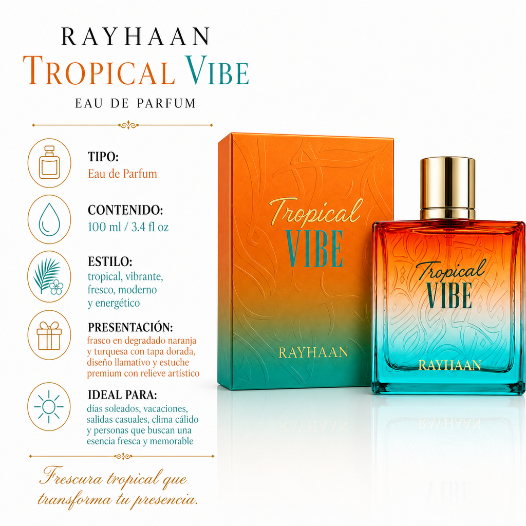 Rayhaan Tropical Vibe Eau de Parfum Unisex 100ml