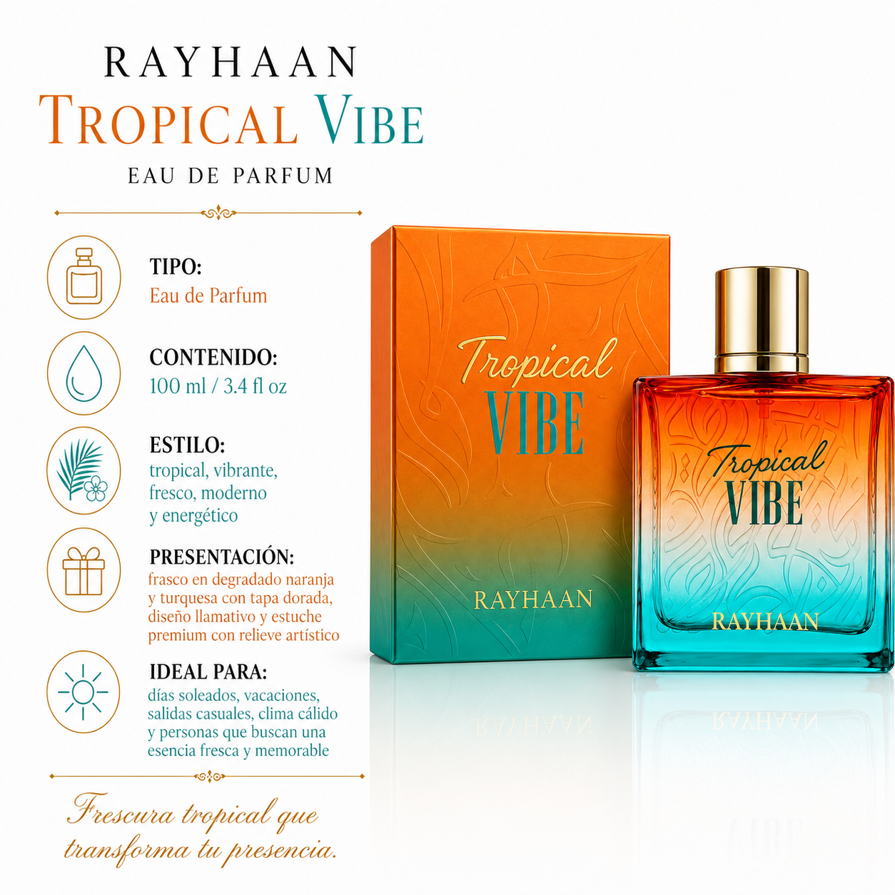 Rayhaan Tropical Vibe Eau de Parfum Unisex 100ml