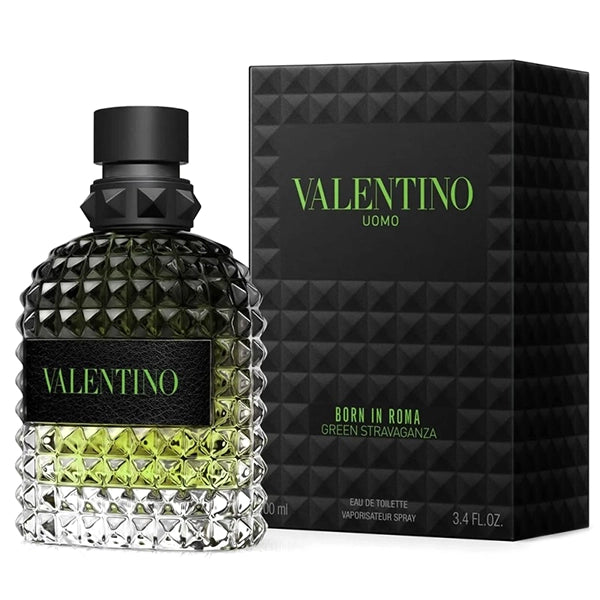 Valentino Uomo Born In Roma Green Stravaganza Eau de Toilette Masculino 100ml