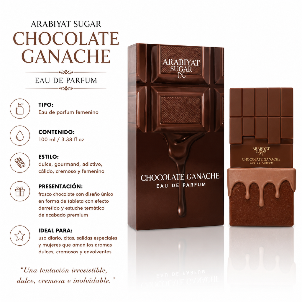 Arabiyat Sugar Chocolate Ganache Eau de Parfum Femenino 100ml