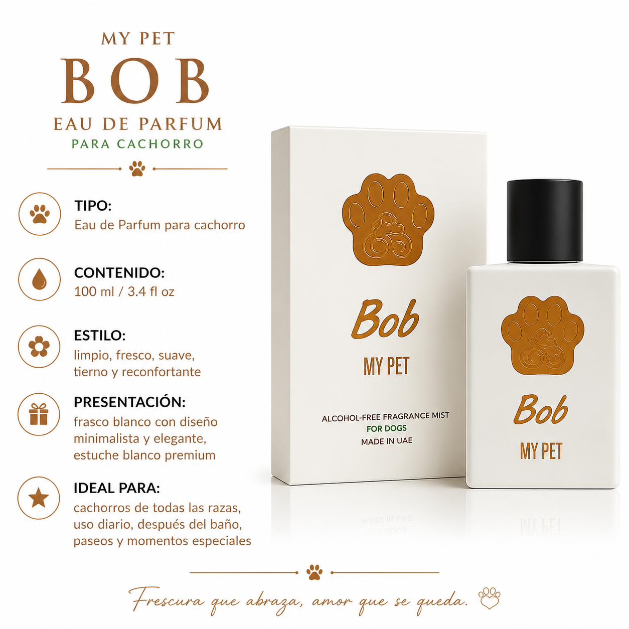 My Pet Bob Eau de Parfum para Cachorro Unisex 100ml