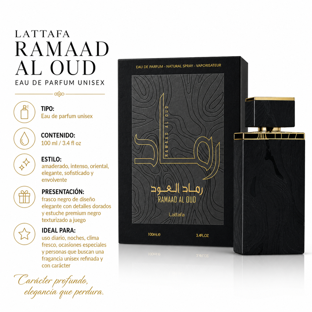 Lattafa Ramaad Al Oud Eau de Parfum Unisex 100ml