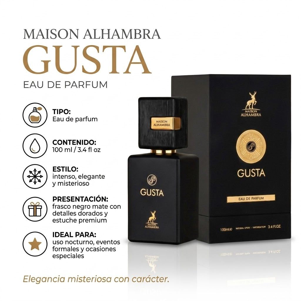Maison Alhambra Gusta Eau de Parfum Masculino 100ml