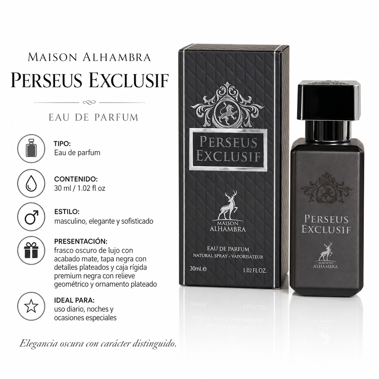 Maison Alhambra Perseus Exclusif Eau de Parfum Masculino 30ml