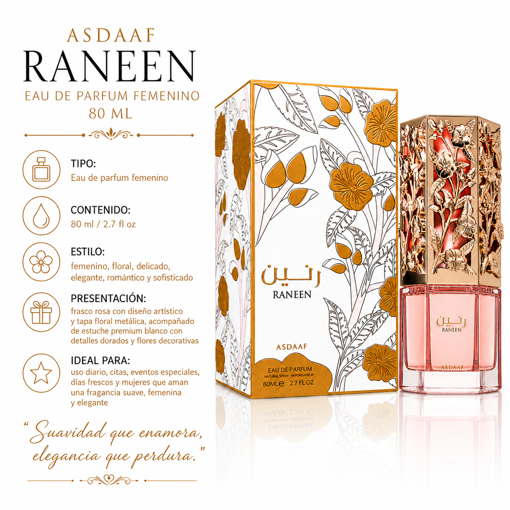 Asdaaf Raneen Eau de Parfum Femenino 80ml