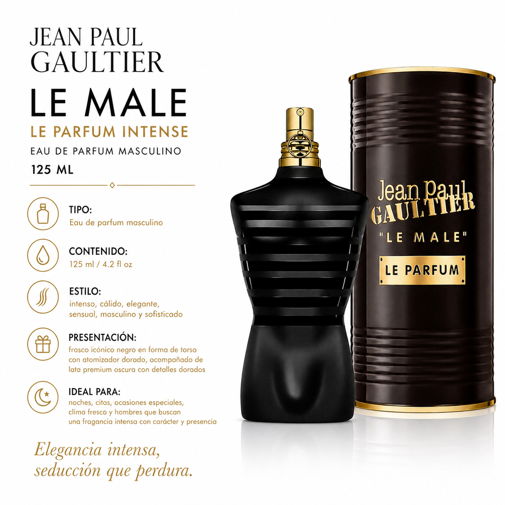 Jean Paul Gaultier Le Male Le Parfum Intense Eau de Parfum Masculino 125ml