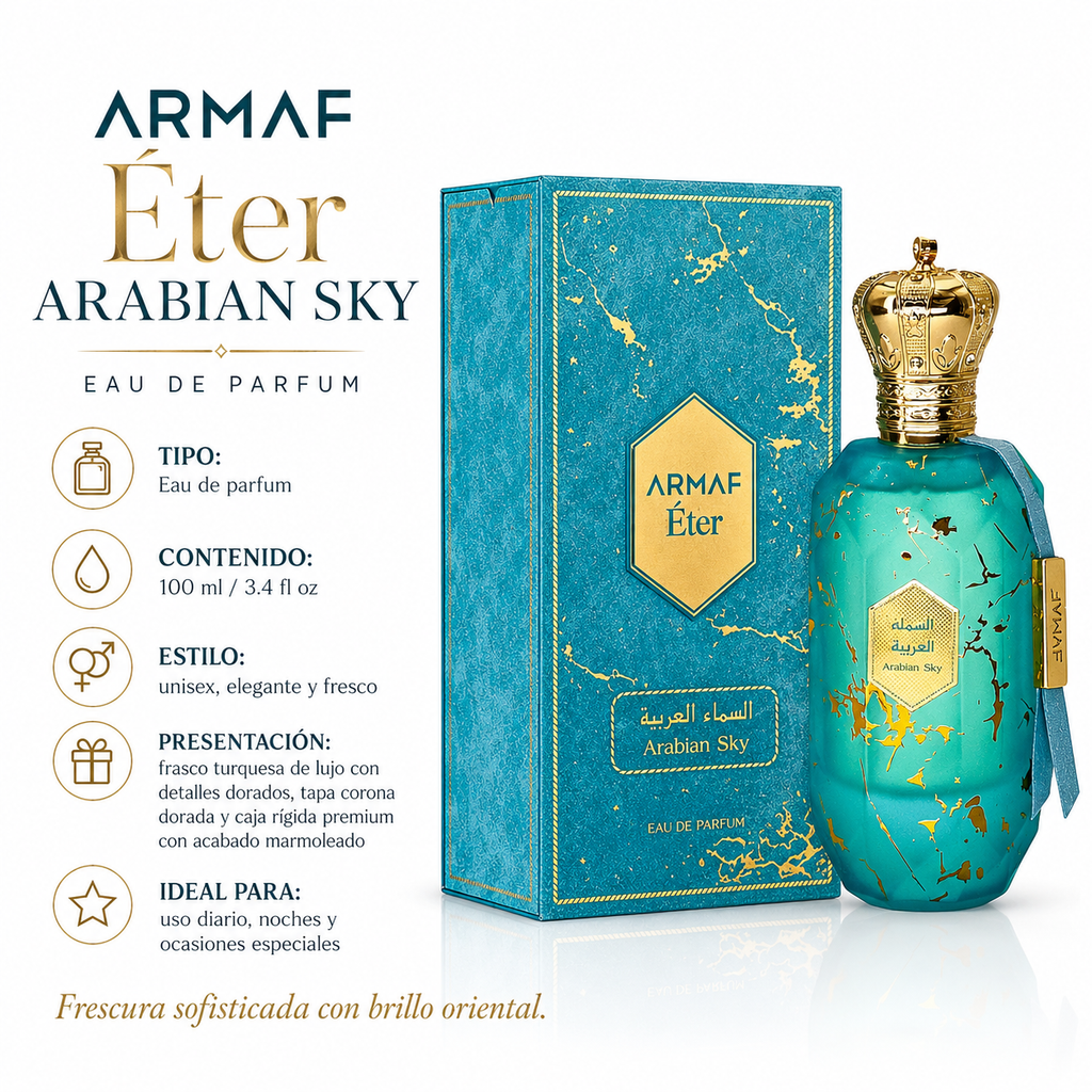Armaf Éter Arabian Sky Eau de Parfum Unisex 100ml