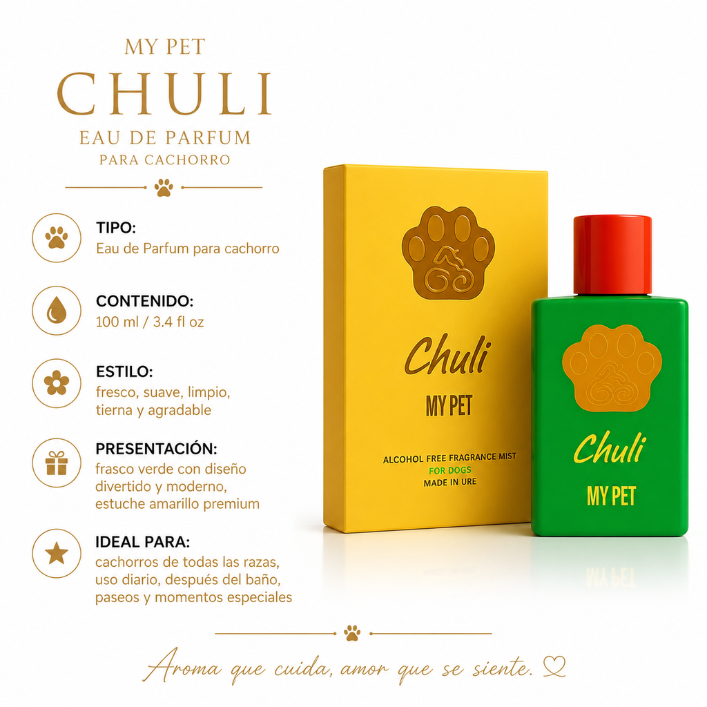 My Pet Chuli Eau de Parfum para Cachorro Unisex 100ml