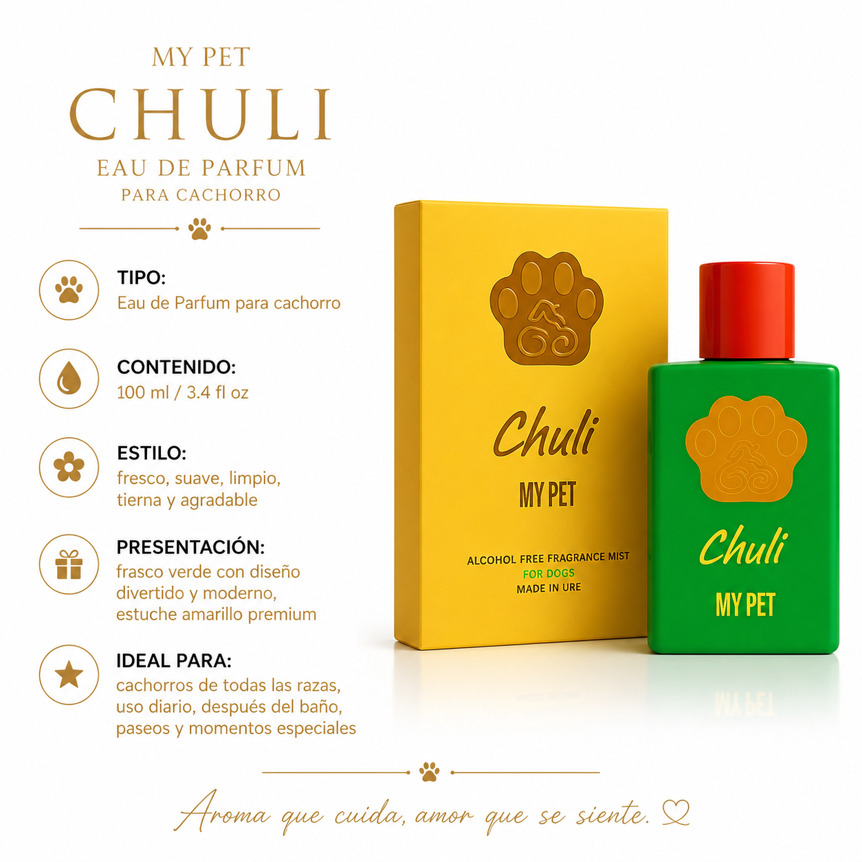 My Pet Chuli Eau de Parfum para Cachorro Unisex 100ml