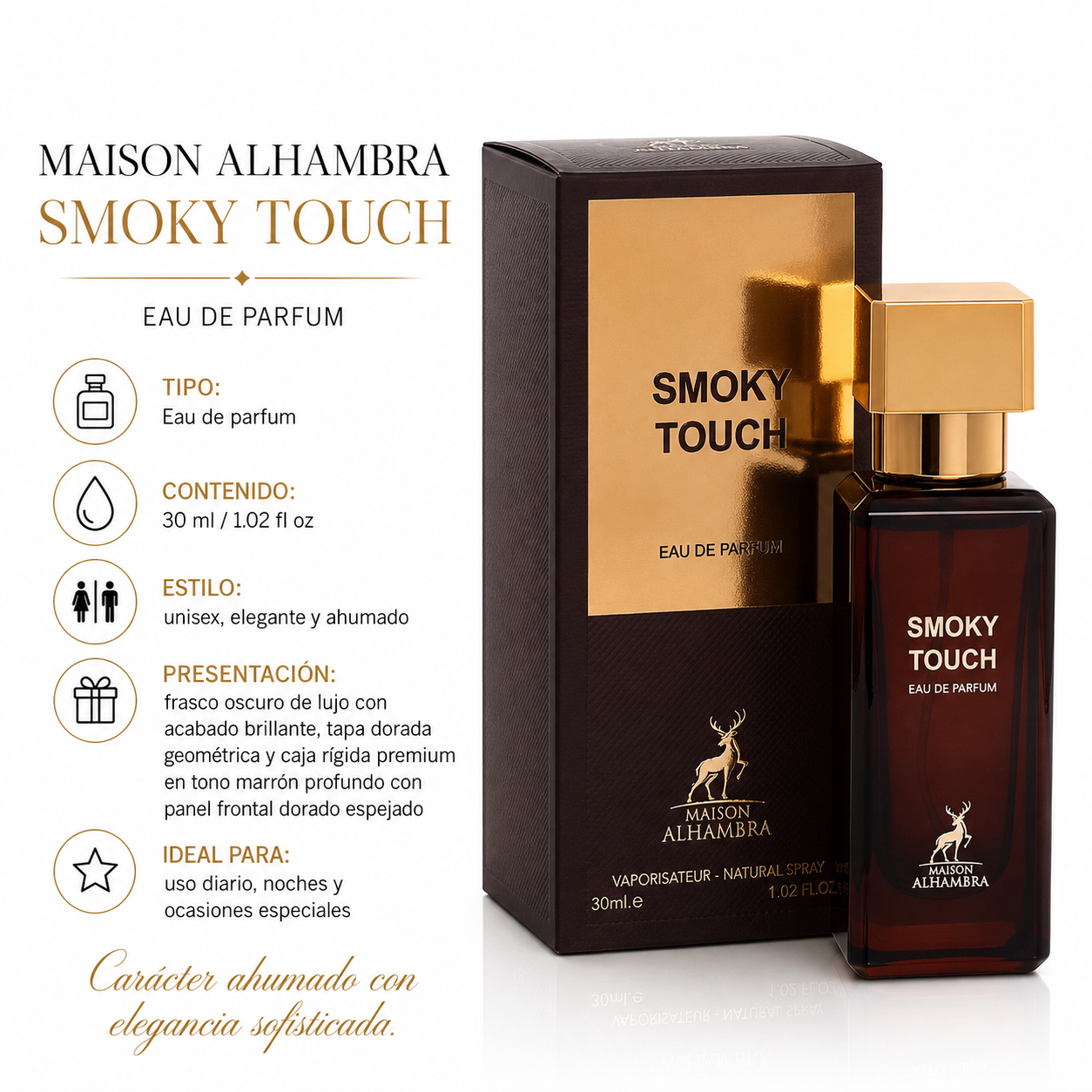 Maison Alhambra Smoky Touch Eau de Parfum Unisex 30ml