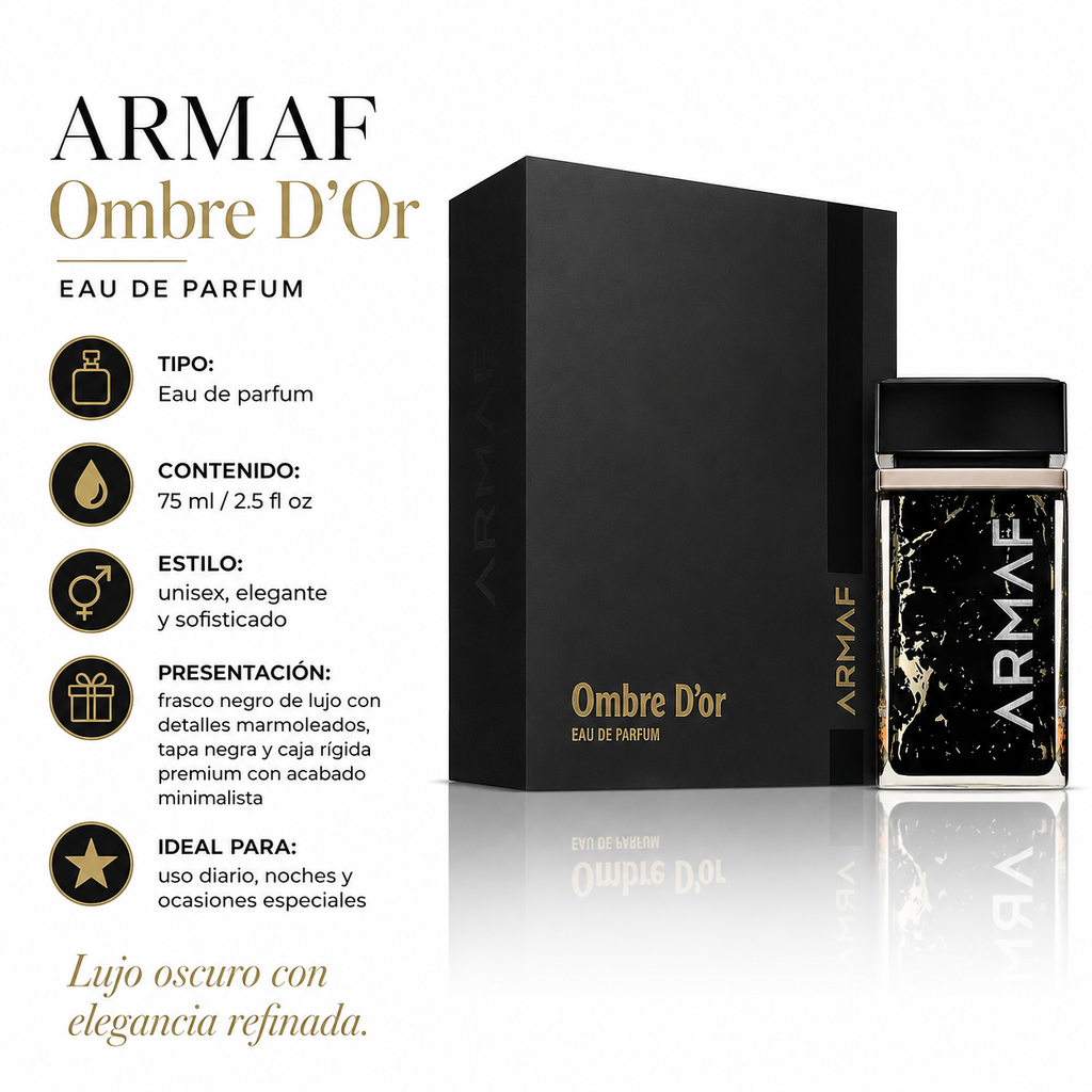 Armaf Ombre d'Or Eau de Parfum Unisex 75ml