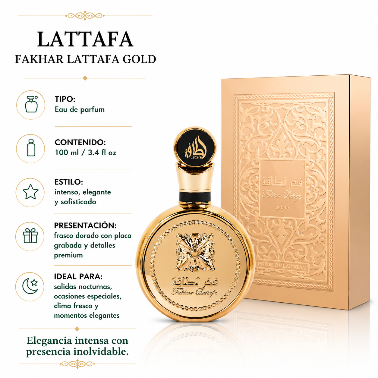 Lattafa Fakhar Extrait Eau de Parfum Unissex 100ml