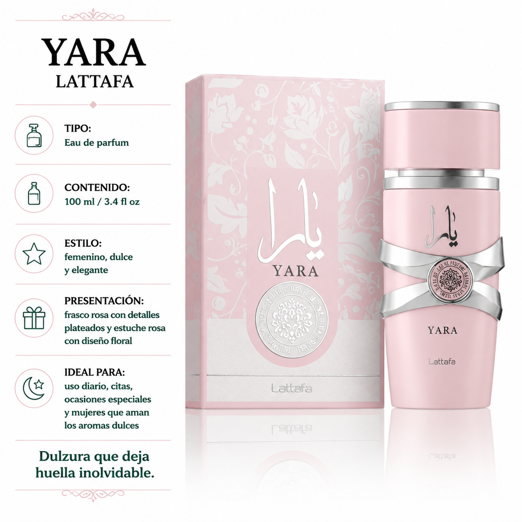 Lattafa Yara - Eau de Parfum - Feminino - 100ML