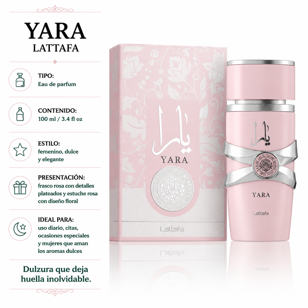 Lattafa Yara - Eau de Parfum - Feminino - 100ML