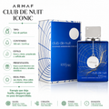 Armaf Club de Nuit Iconic Blue Eau de Parfum Masculino 105 ml