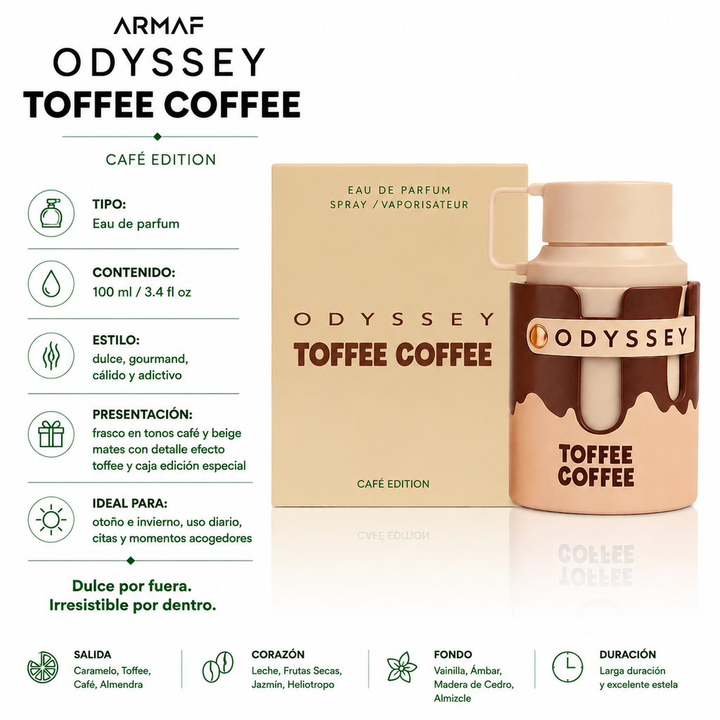 Armaf Odyssey Toffee Coffee Eau de Parfum Unissex 100ml