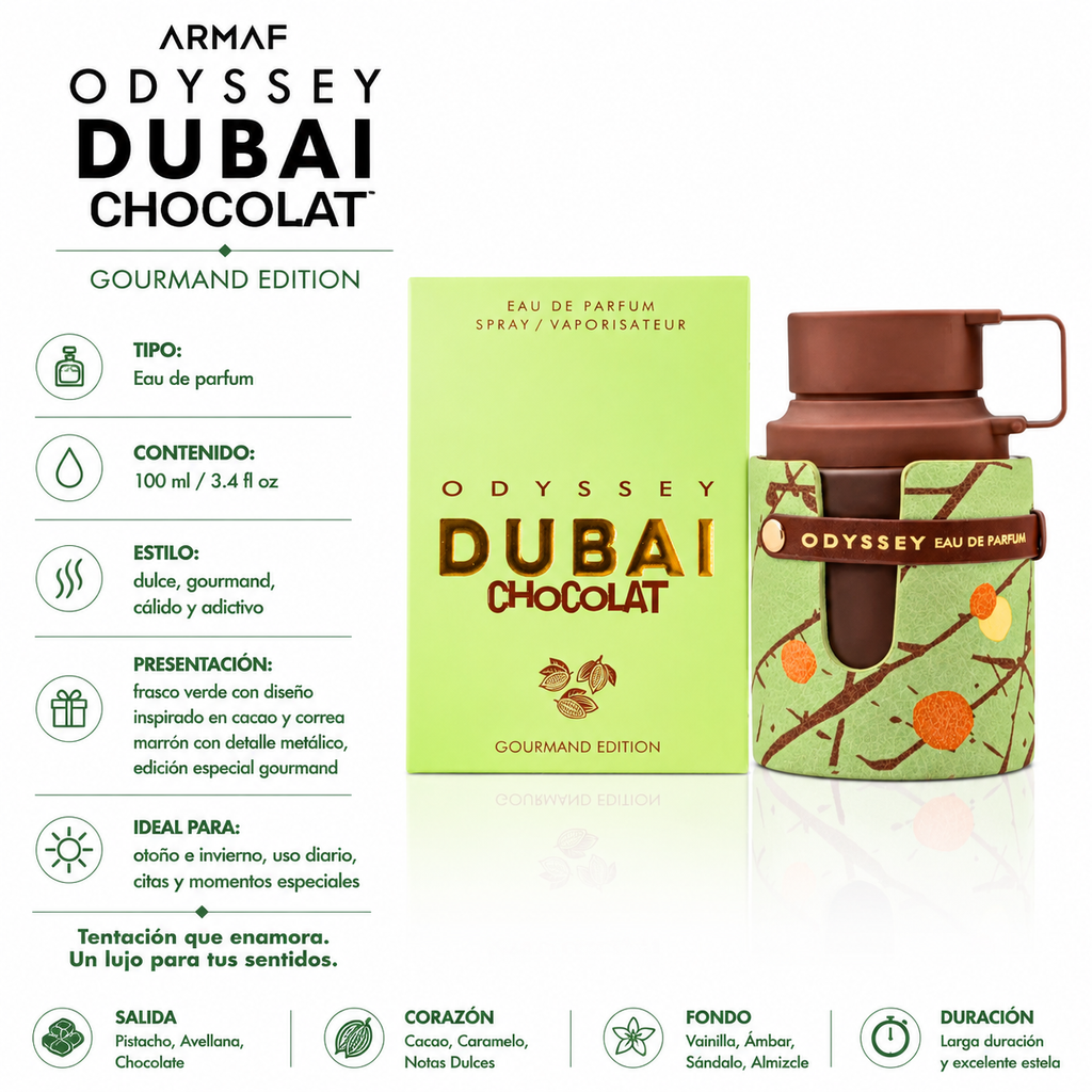 Armaf Odyssey Dubai Chocolat Eau de Parfum Unissex 100ml