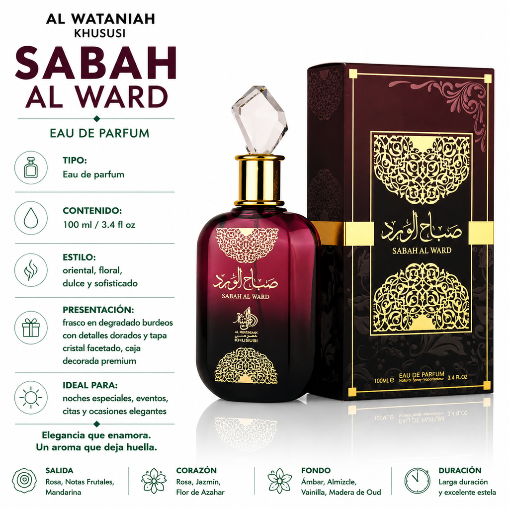 Al Wataniah Sabah al Ward EDP 100 ml