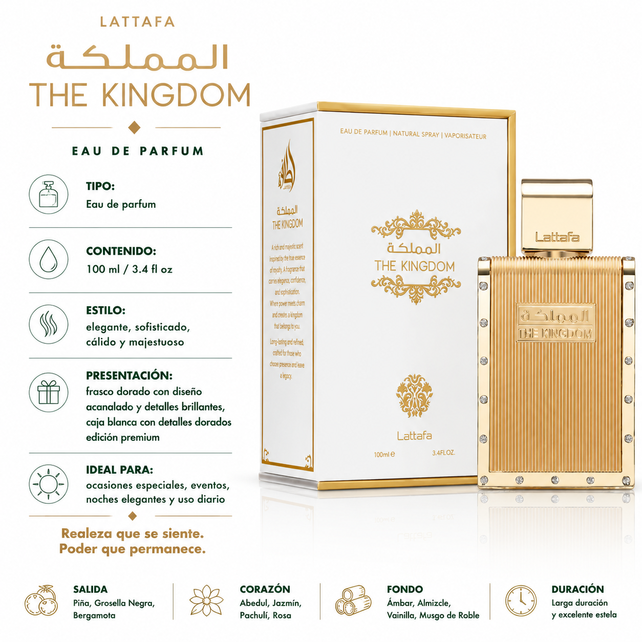 Lattafa The Kingdom EDP 100 ml