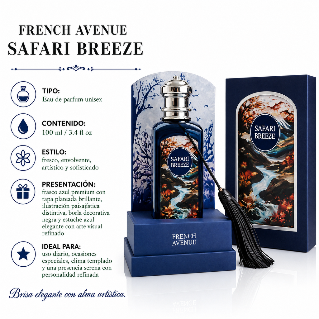 French Avenue Safari Breeze Extrait de Parfum Unisex 100ml