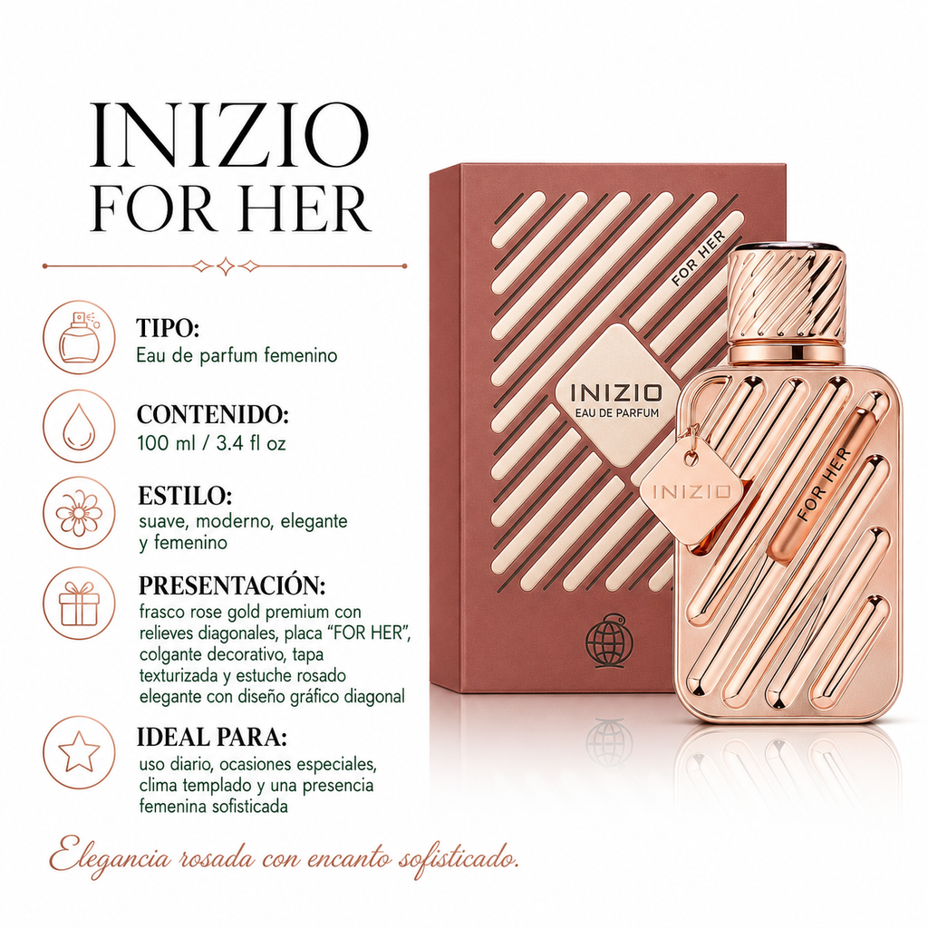 Fragrance World Inizio For Her Eau de Parfum Femenino 100ml