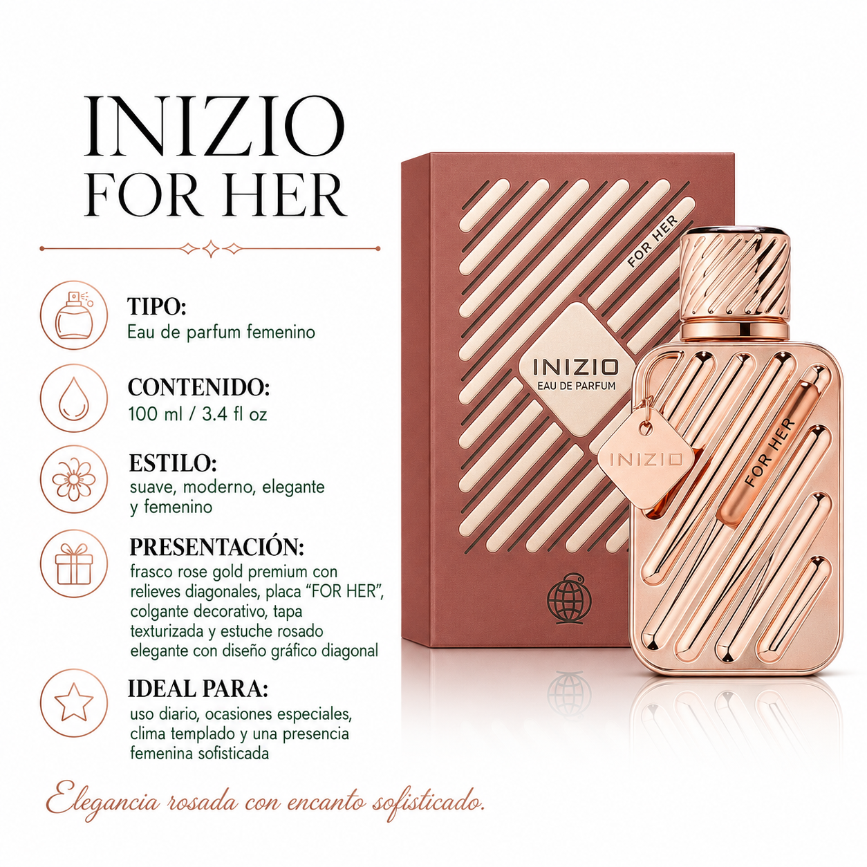 Fragrance World Inizio For Her Eau de Parfum Femenino 100ml