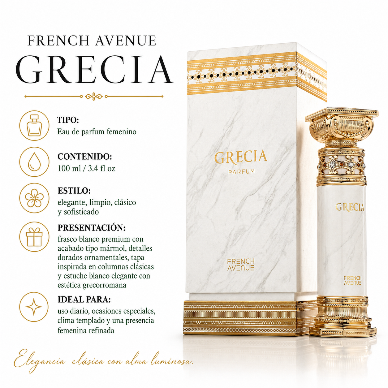 French Avenue Grecia Eau de Parfum Unisex 100ml