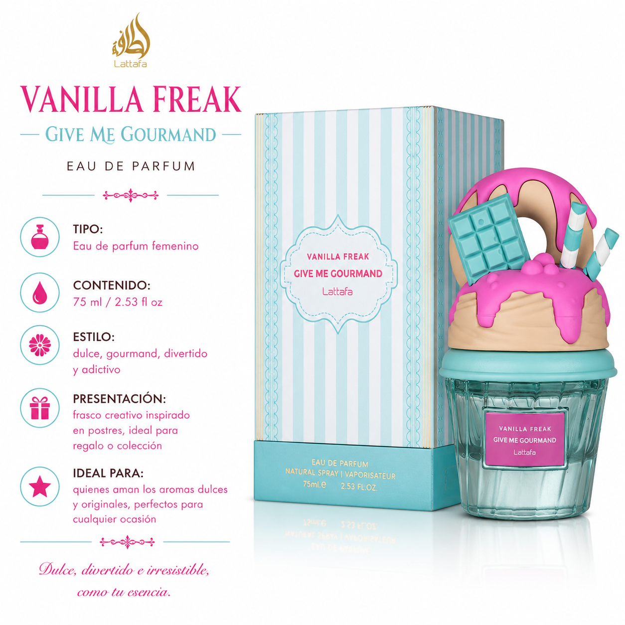 Lattafa Vanilla Freak Eau de Parfum Unisex 75ml