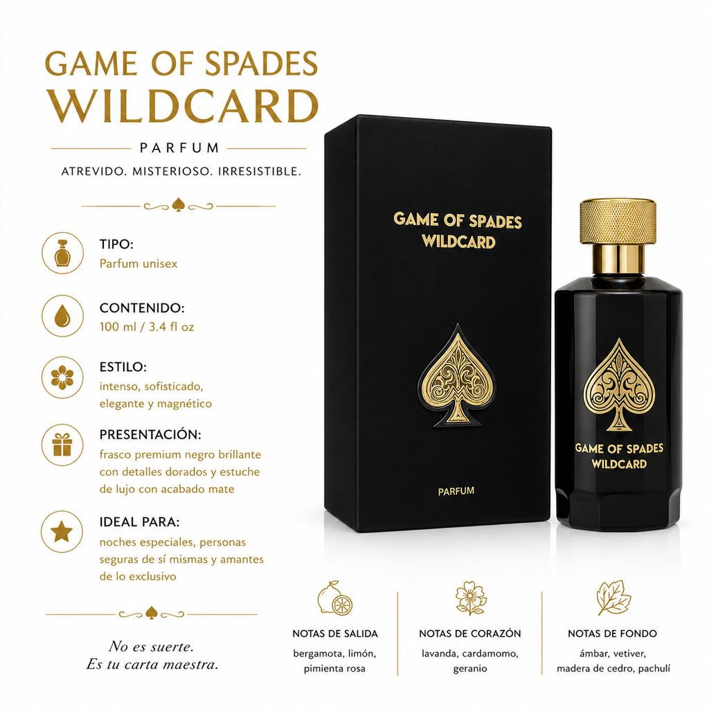 Jo Milano Game of Spades Wildcard Eau de Parfum Unisex 100ml