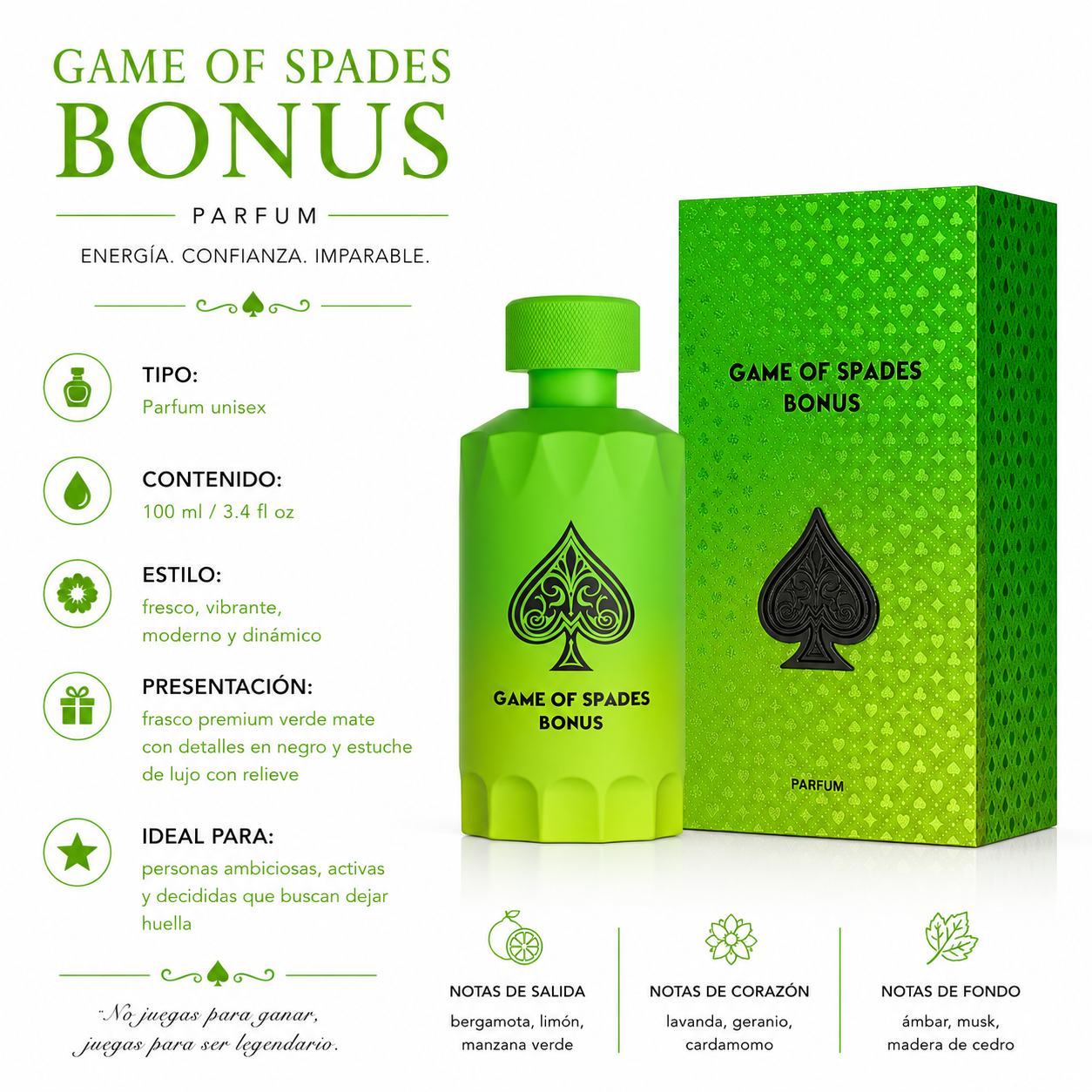 Jo Milano Game Of Spades Bonus Eau de Parfum Unisex 100ml