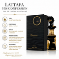 Lattafa His Confession Eau de Parfum Masculino 100ml