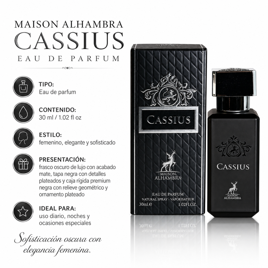 Maison Alhambra Cassius Eau de Parfum Masculino 30ml