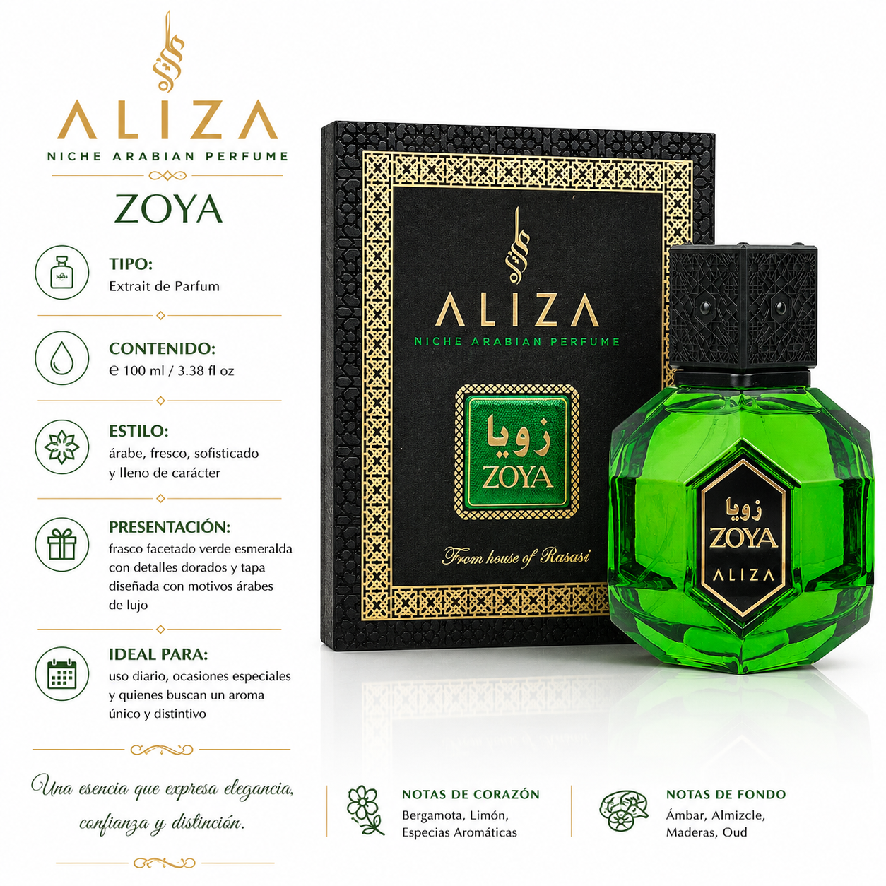 Rasasi Aliza Zoya Eau de Parfum Femenino 100ml