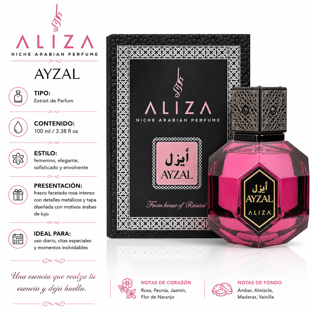 Rasasi Aliza Ayzal Eau de Parfum Femenino 100ml