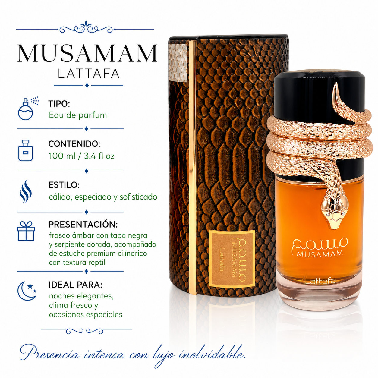 Lattafa Musamam Eau de Parfum Unissex 100ml