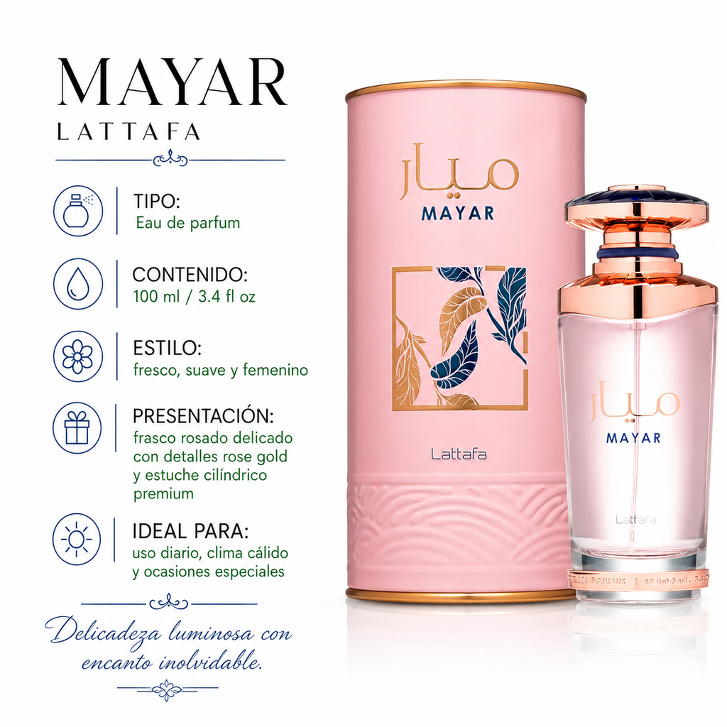 Lattafa Mayar Eau de Parfum Femenino 100 ml