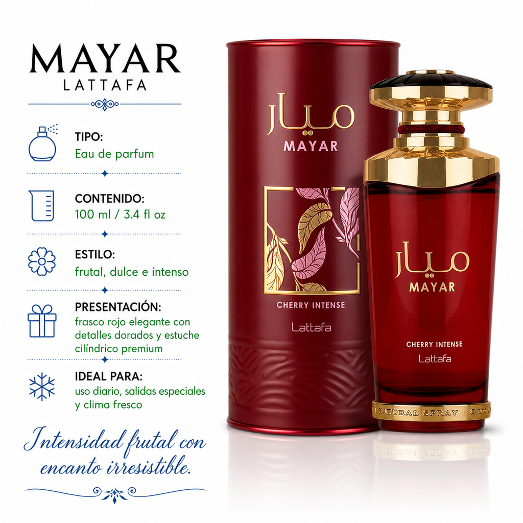 Lattafa Mayar Cherry Intense Eau de Parfum Femenino 100ml