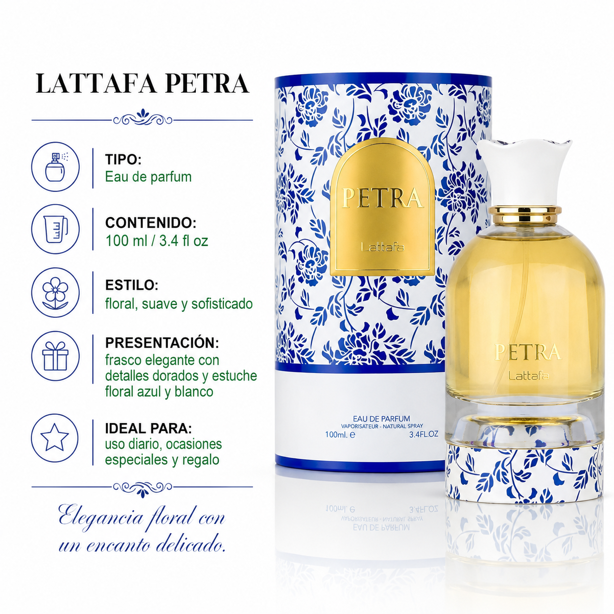 Lattafa Petra Unissex Eau de Parfum 100ml