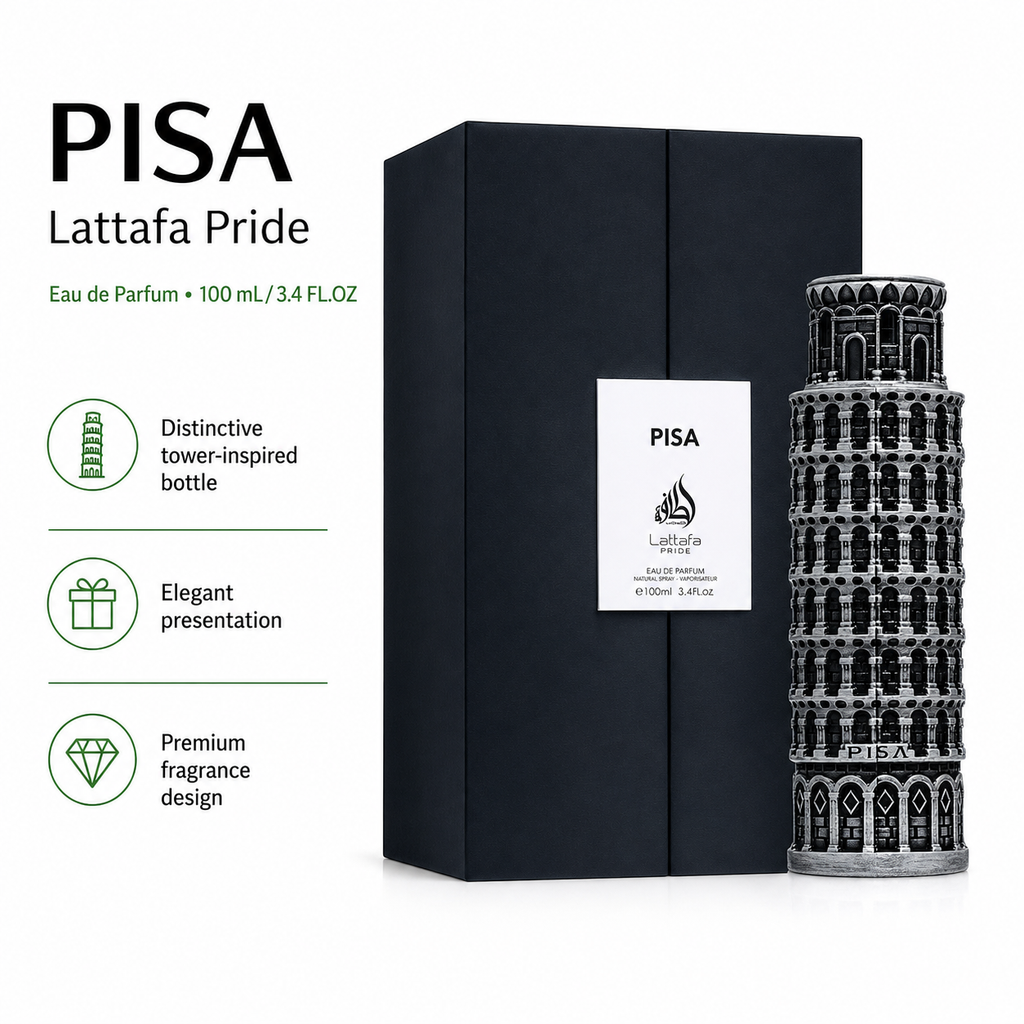 Lattafa Pride Pisa Unissex Eau de Parfum 100ml