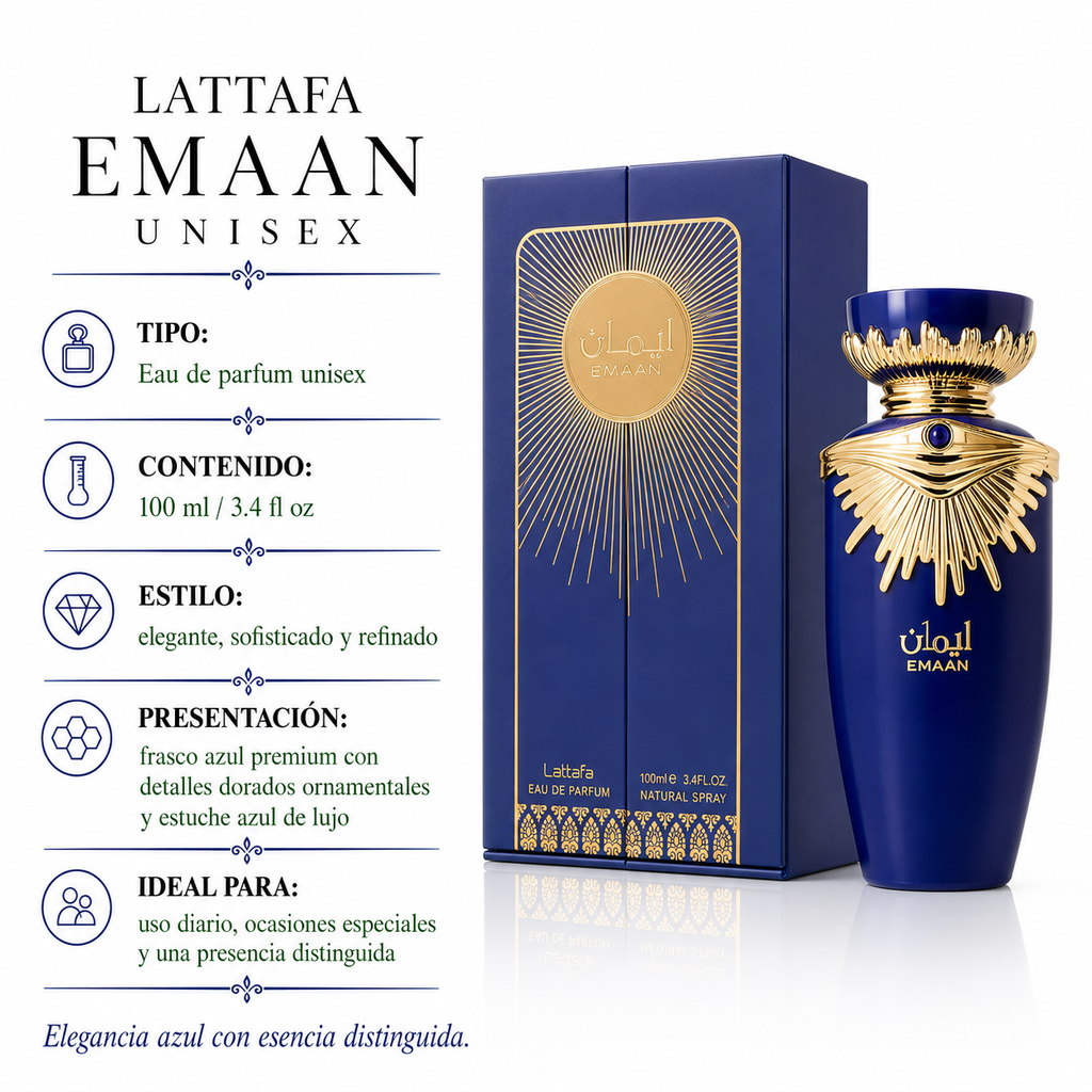 Lattafa Emaan Eau de Parfum Femenino 100ml