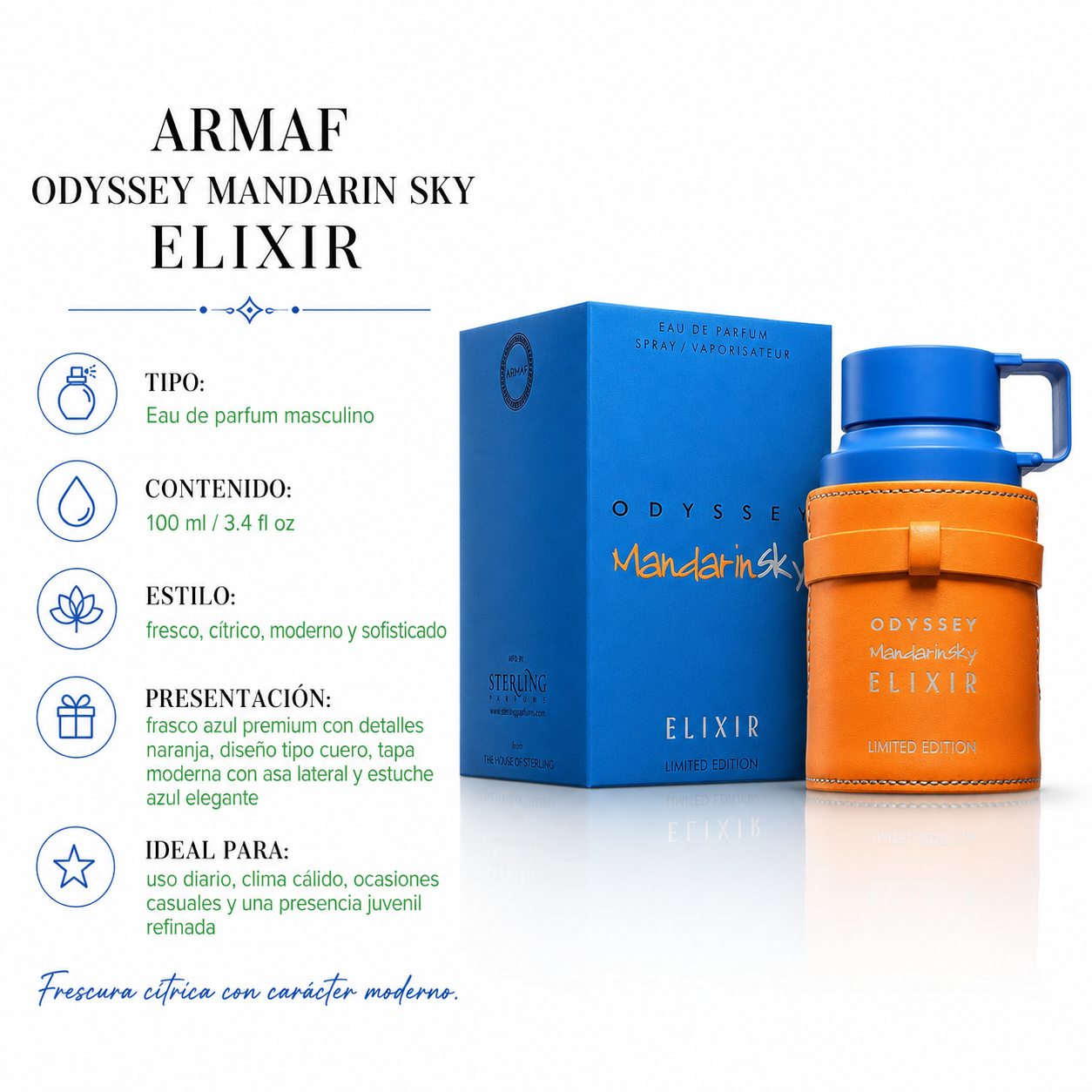Armaf Odyssey Mandarin Sky Elixir Eau de Parfum Masculino 100ml