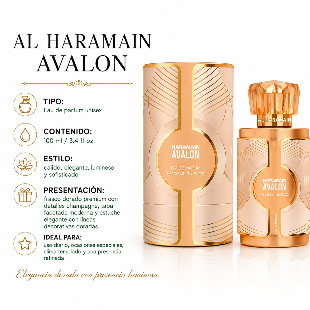 Al Haramain Avalon Eau de Parfum Masculino 100ml