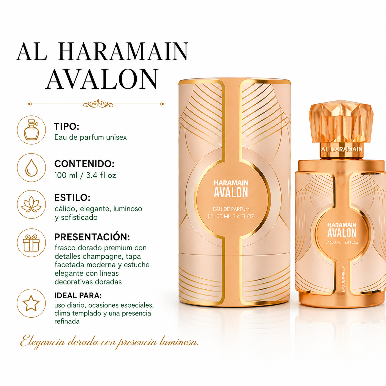 Al Haramain Avalon Eau de Parfum Masculino 100ml