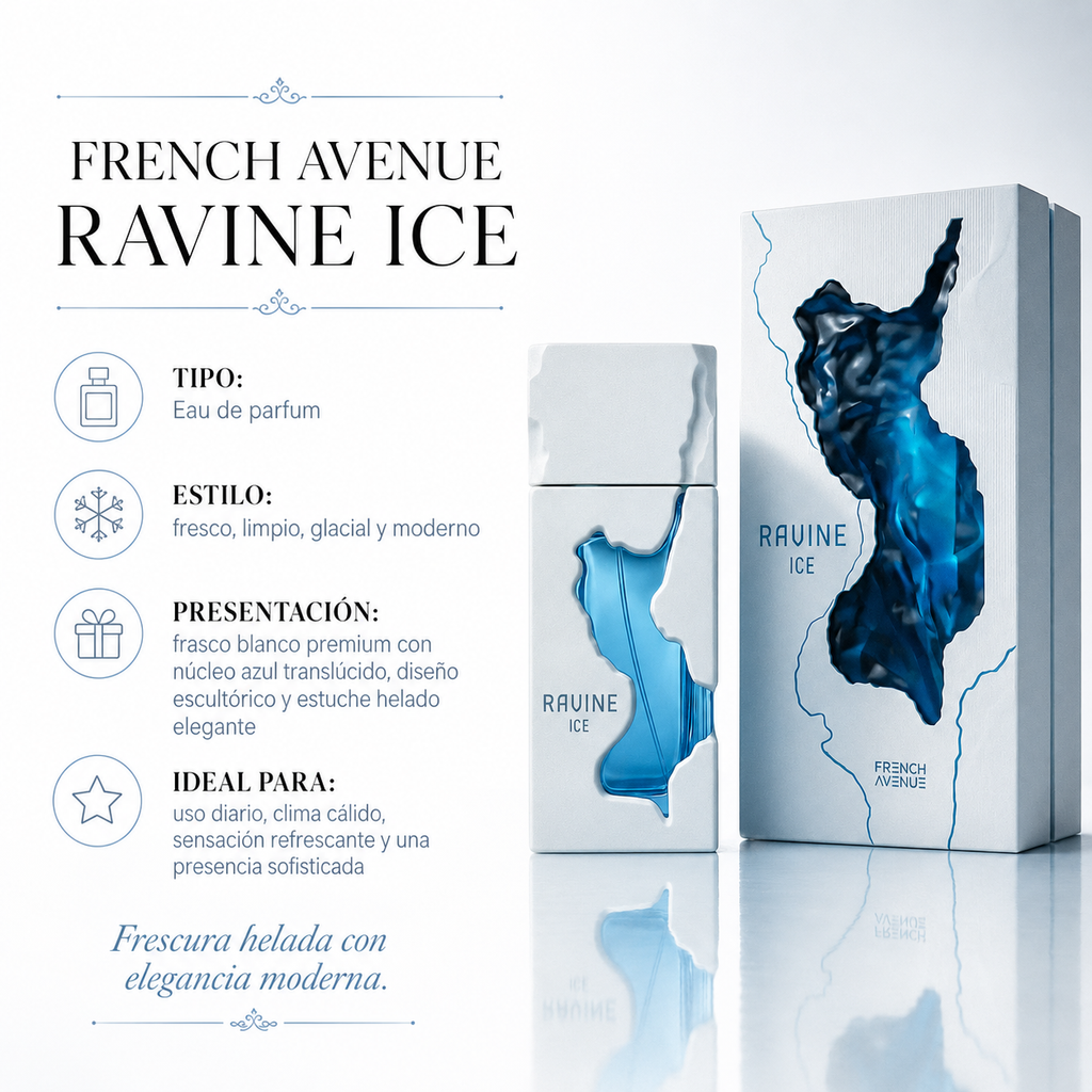 French Avenue Ravine Ice Extrait de Parfum Masculino 100ml