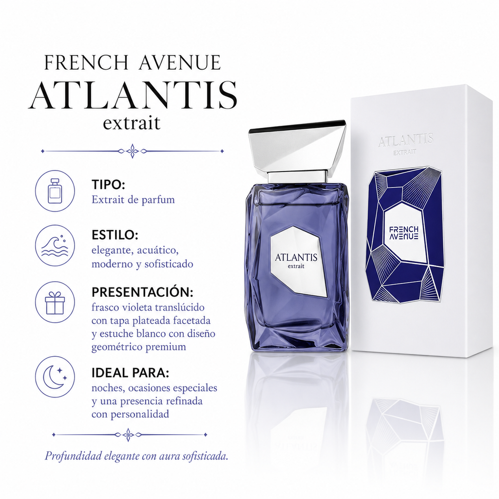 French Avenue Atlantis Extrait Unisex Eau de Parfum 100ml