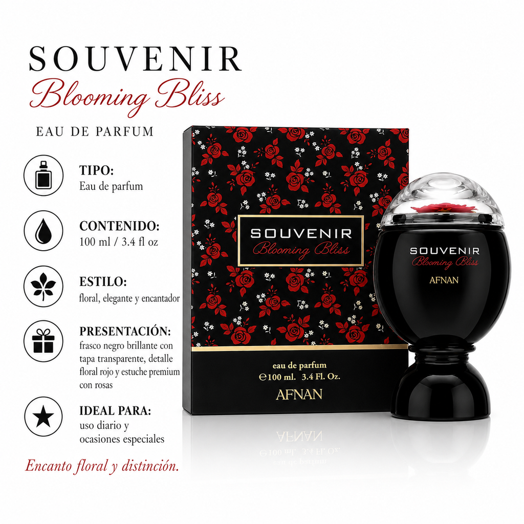 Afnan Souvenir Blooming Bliss Eau de Parfum Femenino 100ml