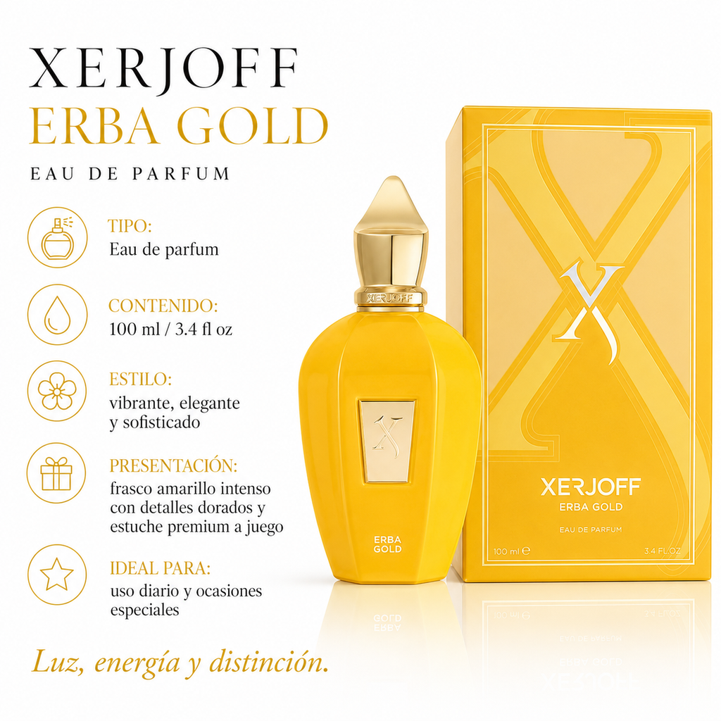 Xerjoff Erba Gold Eau de Parfum Unisex 100ml